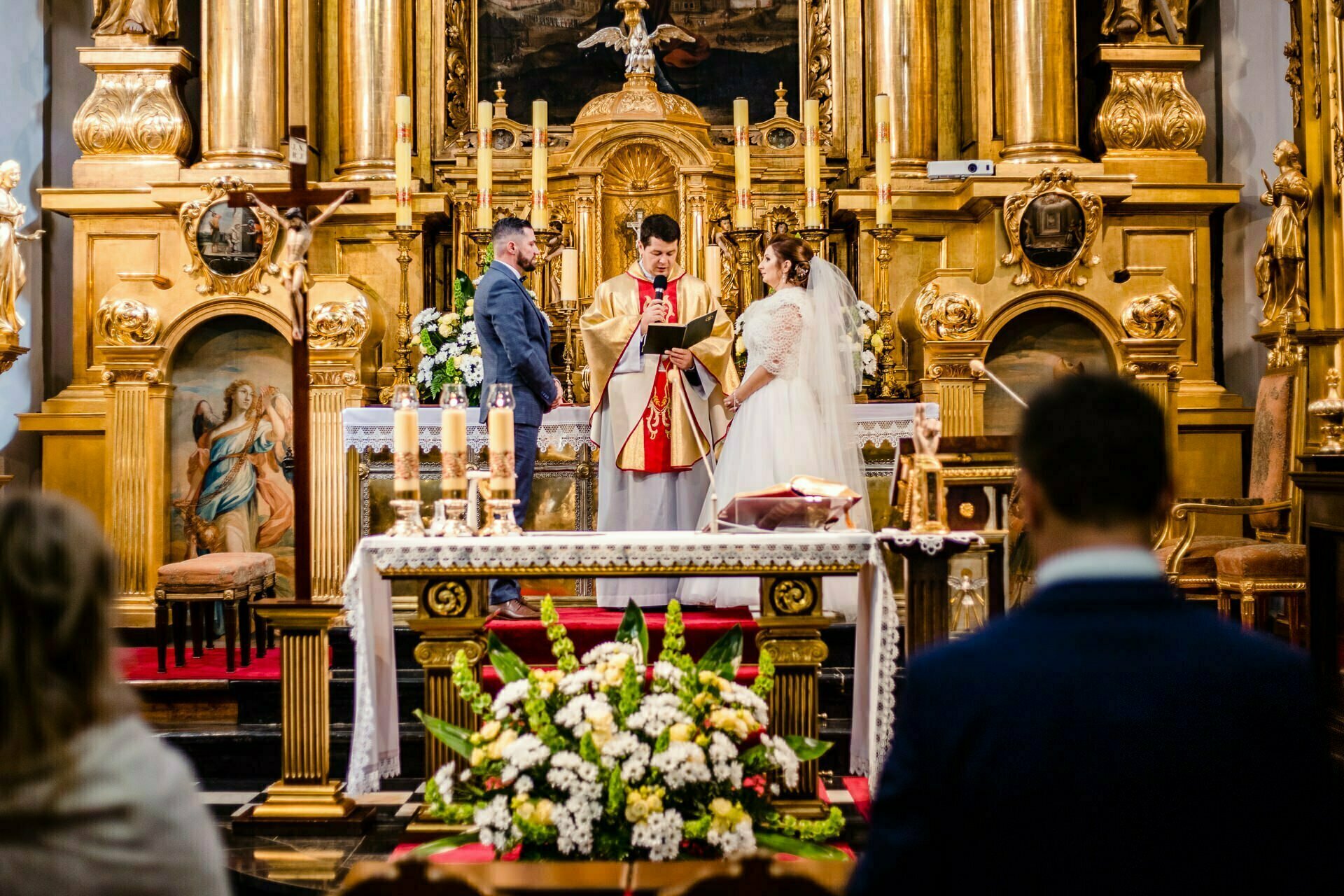 Ślub w Bazylice św. Floriana w Krakowie